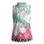Japanese Kocho Pattern Women Sleeveless Polo Shirt Insect Pillar Butterfly Flower Fairy - Wonder Print Shop