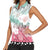 Japanese Kocho Pattern Women Sleeveless Polo Shirt Insect Pillar Butterfly Flower Fairy - Wonder Print Shop