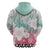 Japanese Kocho Pattern Zip Hoodie Insect Pillar Butterfly Flower Fairy - Wonder Print Shop