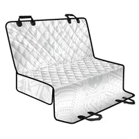 Samoa Lotu Tamaiti Back Car Seat Cover Polynesian White Sunday Simple LT9 - Wonder Print Shop