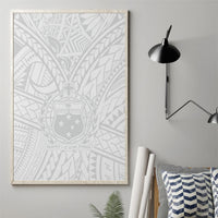 Samoa Lotu Tamaiti Canvas Wall Art Polynesian White Sunday Simple LT9 - Wonder Print Shop