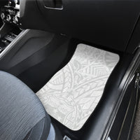 Samoa Lotu Tamaiti Car Mats Polynesian White Sunday Simple LT9 - Wonder Print Shop