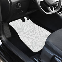 Samoa Lotu Tamaiti Car Mats Polynesian White Sunday Simple LT9 - Wonder Print Shop