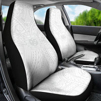 Samoa Lotu Tamaiti Car Seat Cover Polynesian White Sunday Simple LT9 - Wonder Print Shop