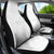 Samoa Lotu Tamaiti Car Seat Cover Polynesian White Sunday Simple LT9 - Wonder Print Shop