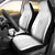 Samoa Lotu Tamaiti Car Seat Cover Polynesian White Sunday Simple LT9 - Wonder Print Shop