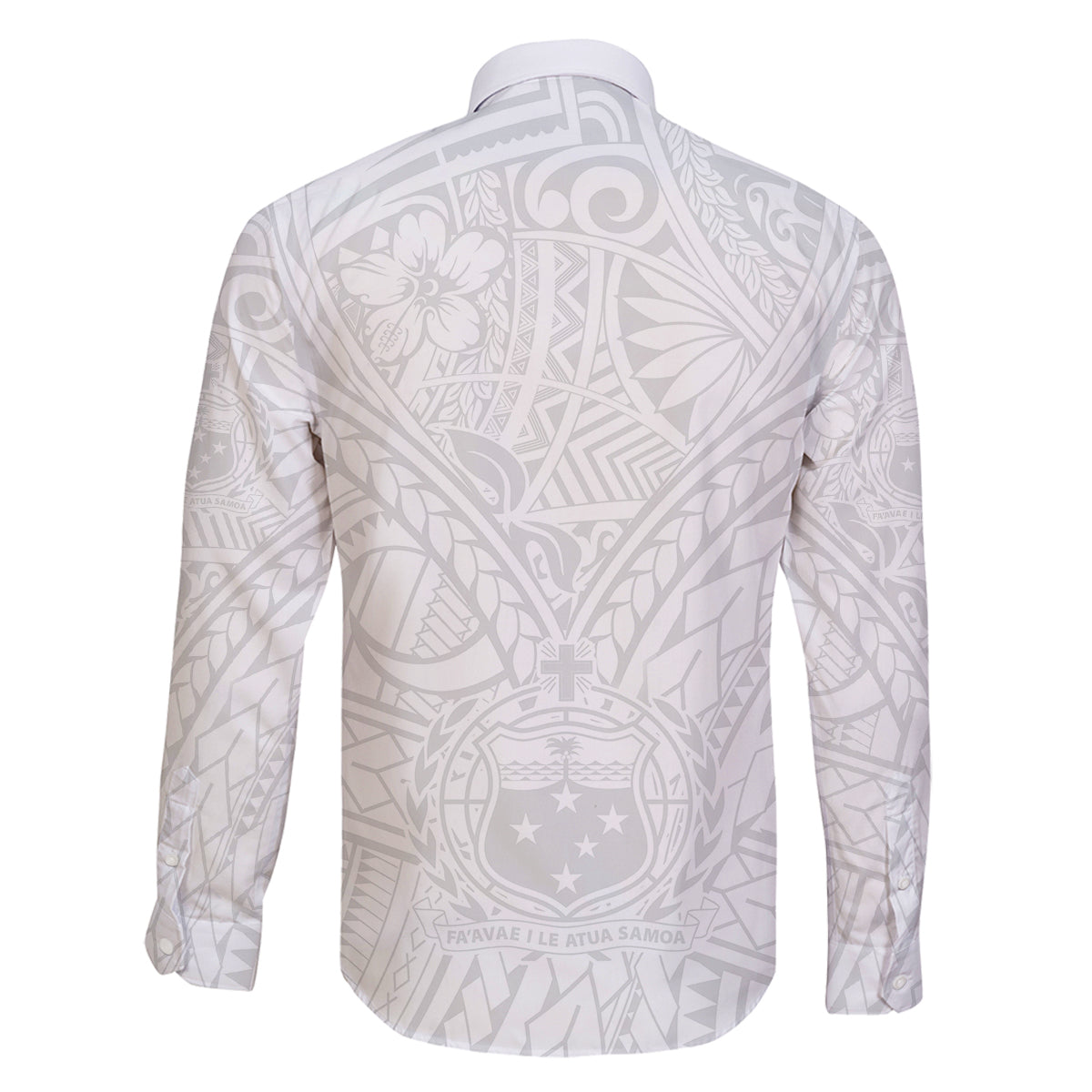 Samoa Lotu Tamaiti Family Matching Puletasi Dress and Hawaiian Shirt Polynesian White Sunday Simple - Wonder Print Shop