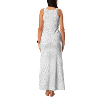 Samoa Lotu Tamaiti Family Matching Tank Maxi Dress and Hawaiian Shirt Polynesian White Sunday Simple - Wonder Print Shop