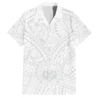 Samoa Lotu Tamaiti Hawaiian Shirt Polynesian White Sunday Simple - Wonder Print Shop