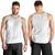 Samoa Lotu Tamaiti Men Tank Top Polynesian White Sunday Simple - Wonder Print Shop
