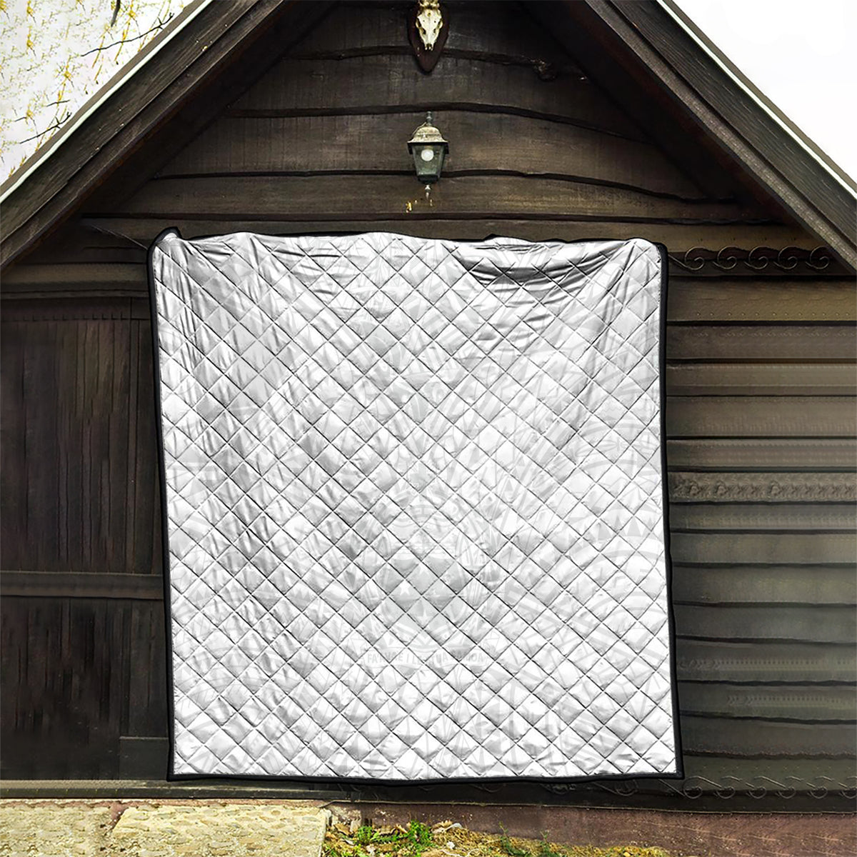 Samoa Lotu Tamaiti Quilt Polynesian White Sunday Simple - Wonder Print Shop