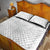 Samoa Lotu Tamaiti Quilt Bed Set Polynesian White Sunday Simple - Wonder Print Shop
