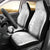 Samoa Lotu Tamait Car Seat Cover Tropical Plant White Sunday With Polynesia Pattern LT9 - Wonder Print Shop