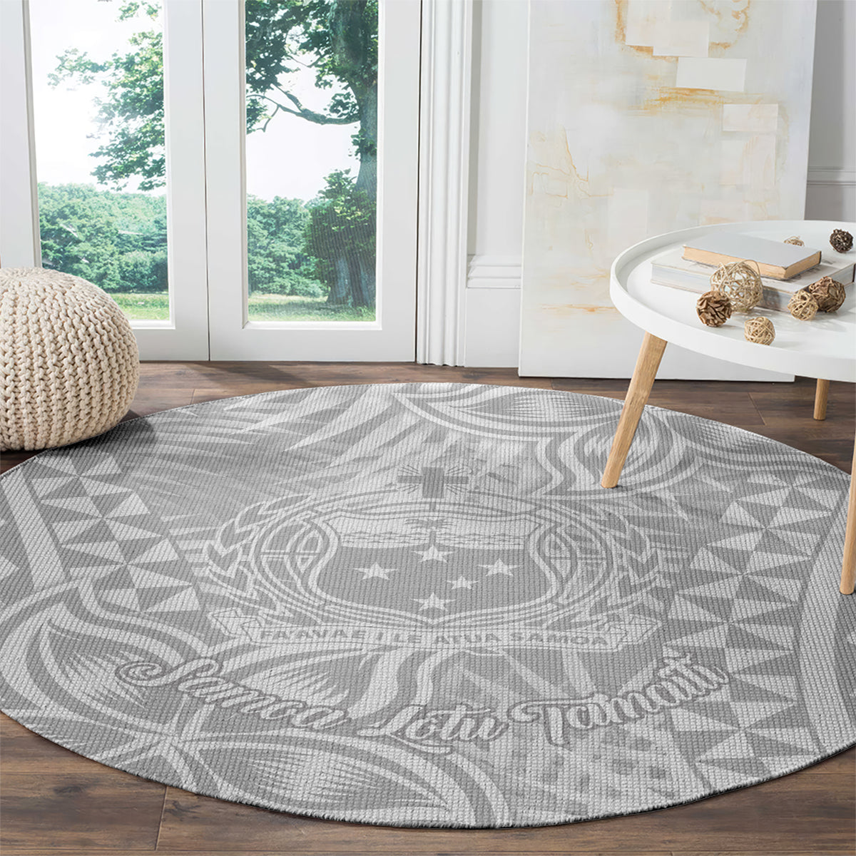 samoa-lotu-tamait-round-carpet-tropical-plant-white-sunday-with-polynesia-pattern
