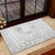 Samoa Lotu Tamait Rubber Doormat Tropical Plant White Sunday With Polynesia Pattern - Wonder Print Shop