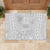 Samoa Lotu Tamait Rubber Doormat Tropical Plant White Sunday With Polynesia Pattern - Wonder Print Shop