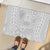 Samoa Lotu Tamait Rubber Doormat Tropical Plant White Sunday With Polynesia Pattern - Wonder Print Shop