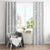 Samoa Lotu Tamait Window Curtain Tropical Plant White Sunday With Polynesia Pattern - Wonder Print Shop