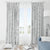 Samoa Lotu Tamait Window Curtain Tropical Plant White Sunday With Polynesia Pattern - Wonder Print Shop