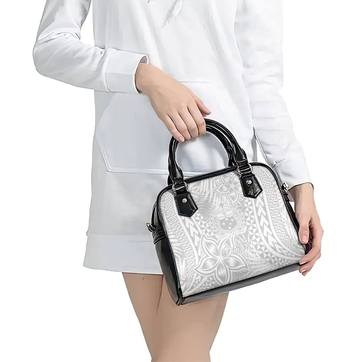 personalised-samoa-lotu-tamait-shoulder-handbag-tropical-plant-white-sunday-with-polynesia-pattern