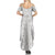 Personalised Samoa Lotu Tamait Summer Maxi Dress Tropical Plant White Sunday With Polynesia Pattern - Wonder Print Shop