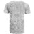 Personalised Samoa Lotu Tamait T Shirt Tropical Plant White Sunday With Polynesia Pattern - Wonder Print Shop