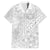 Personalised Tonga White Sunday Family Matching Tank Maxi Dress and Hawaiian Shirt Tropical Plant With Polynesian Pattern - Wonder Print Shop
