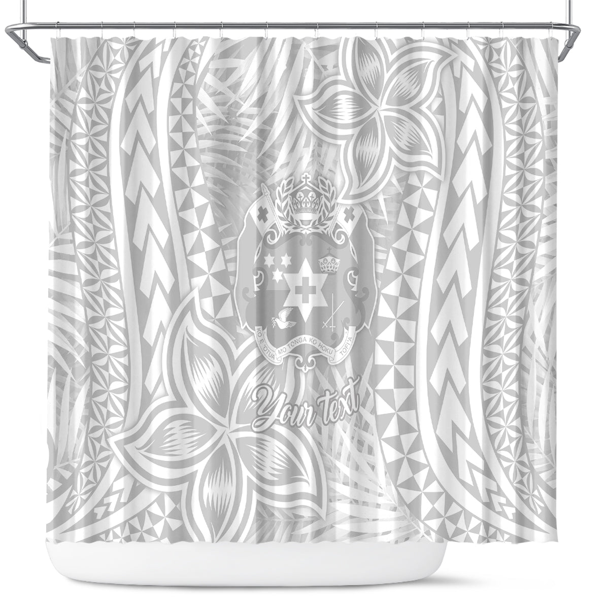 personalised-tonga-white-sunday-shower-curtain-tropical-plant-with-polynesian-pattern