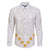 Tonga White Sunday Family Matching Long Sleeve Bodycon Dress and Hawaiian Shirt Polynesian Plumeria Tribal Simple LT9 - Wonder Print Shop