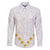 Tonga White Sunday Family Matching Short Sleeve Bodycon Dress and Hawaiian Shirt Polynesian Plumeria Tribal Simple - Wonder Print Shop
