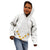 Tonga White Sunday Kid Hoodie Polynesian Plumeria Tribal Simple - Wonder Print Shop