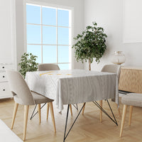 Tonga White Sunday Tablecloth Polynesian Plumeria Tribal Simple - Wonder Print Shop