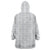 Tonga White Sunday Wearable Blanket Hoodie Polynesian Plumeria Tribal Simple - Wonder Print Shop
