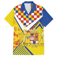 Personalized Belgium Antwerp Province Family Matching Puletasi and Hawaiian Shirt