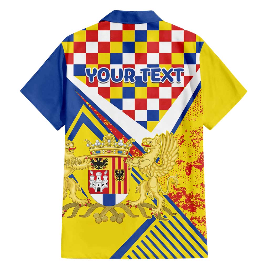Personalized Belgium Antwerp Province Family Matching Puletasi and Hawaiian Shirt