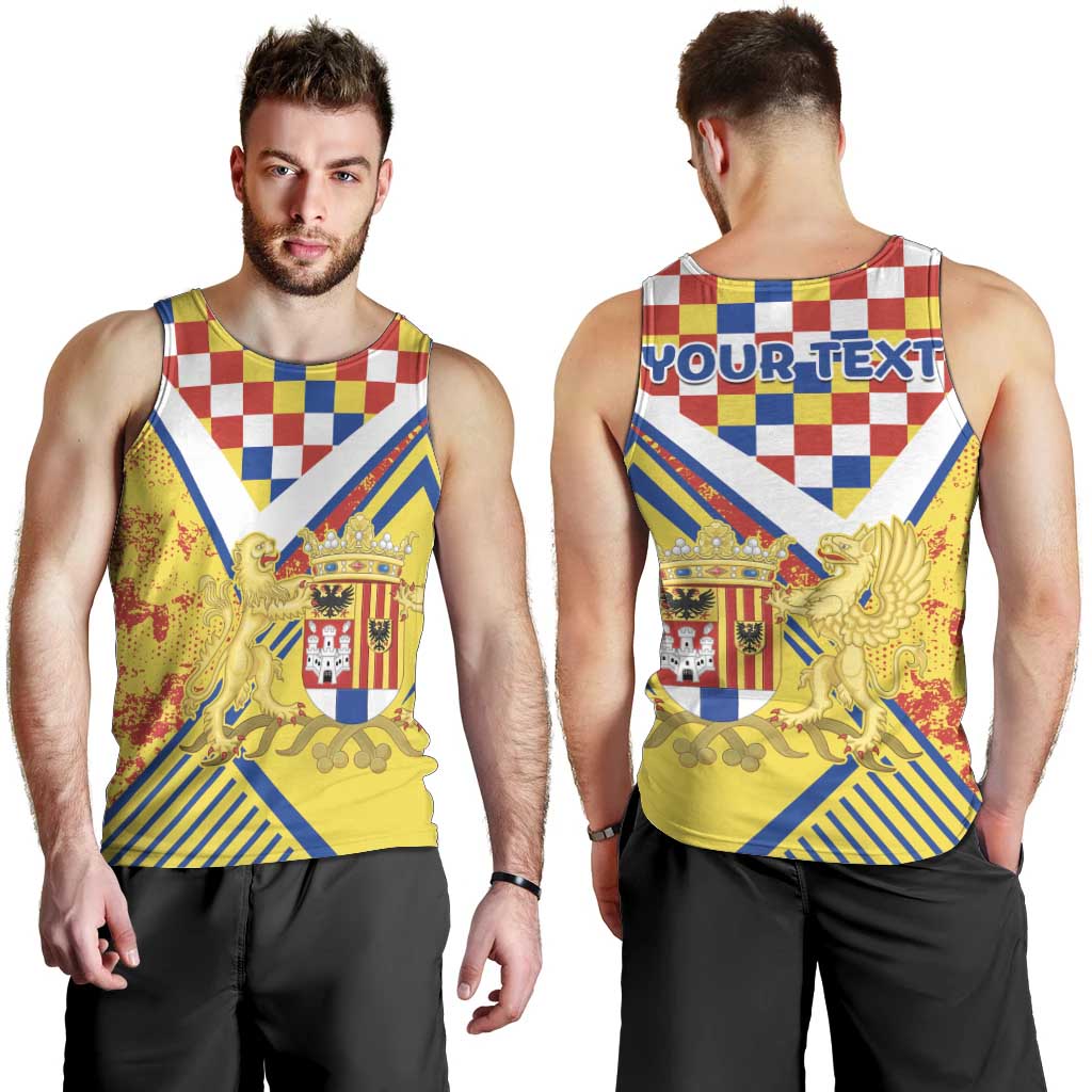 Personalized Belgium Antwerp Province Men Tank Top