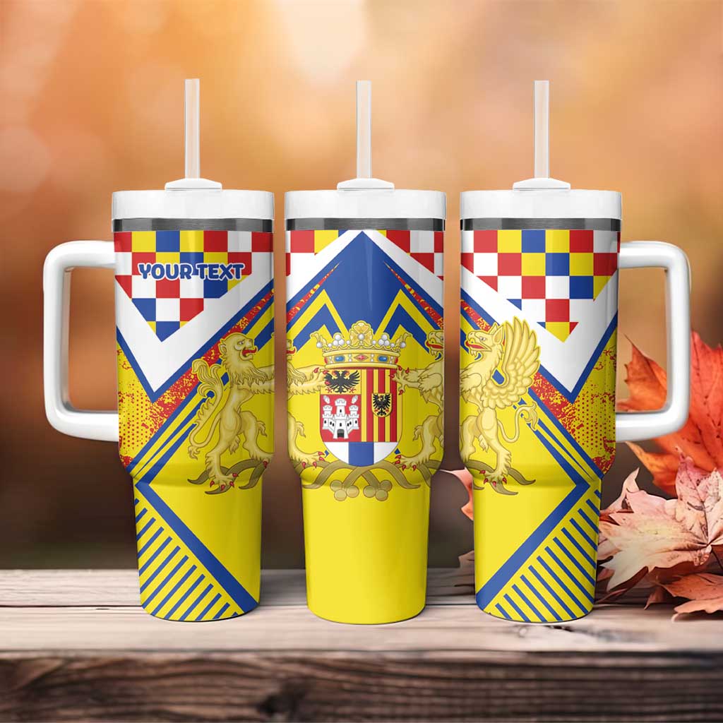 Personalized Belgium Antwerp Province Tumbler With Handle