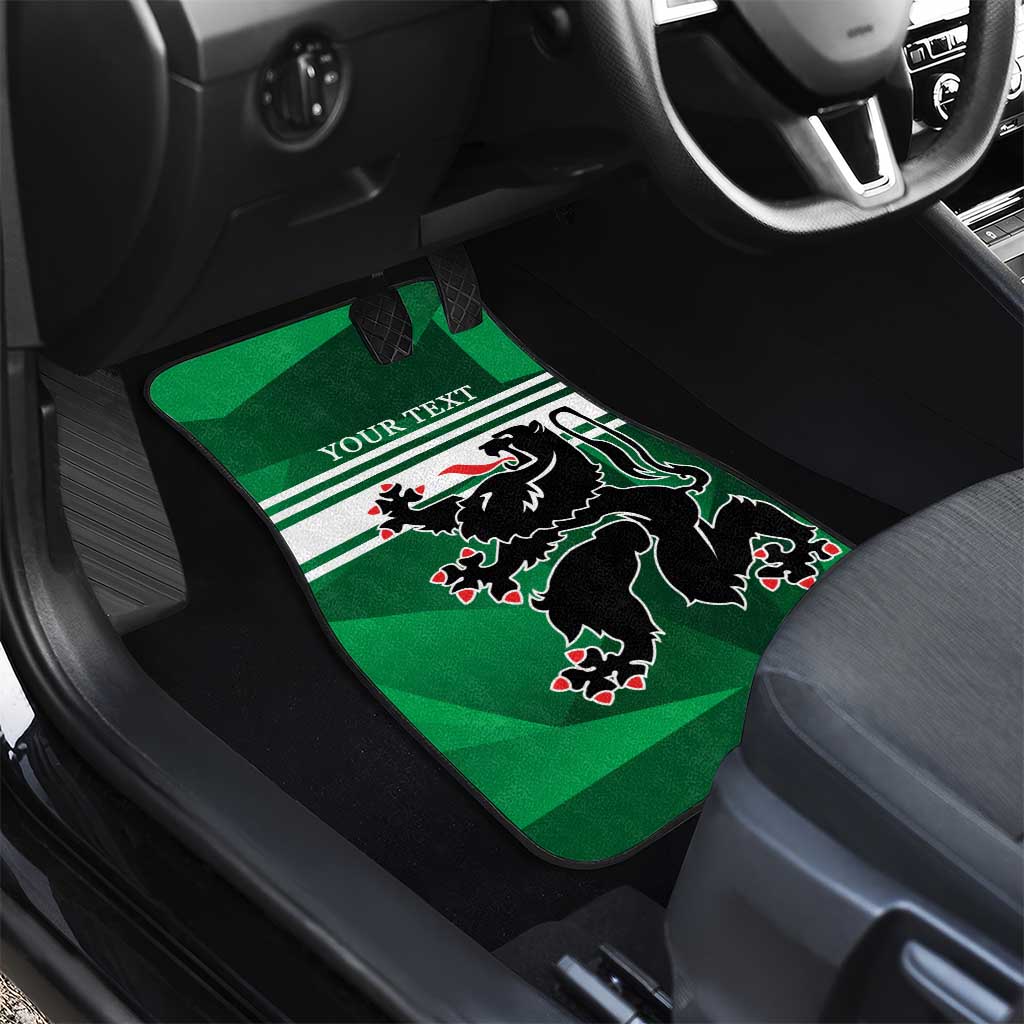 Personalized Belgium East Flanders Car Mats