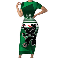 Personalized Belgium East Flanders Family Matching Short Sleeve Bodycon Dress and Hawaiian Shirt