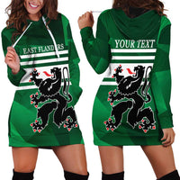 Personalized Belgium East Flanders Hoodie Dress