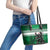 Personalized Belgium East Flanders Leather Tote Bag