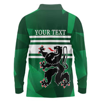 Personalized Belgium East Flanders Long Sleeve Polo Shirt