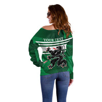 Personalized Belgium East Flanders Off Shoulder Sweater
