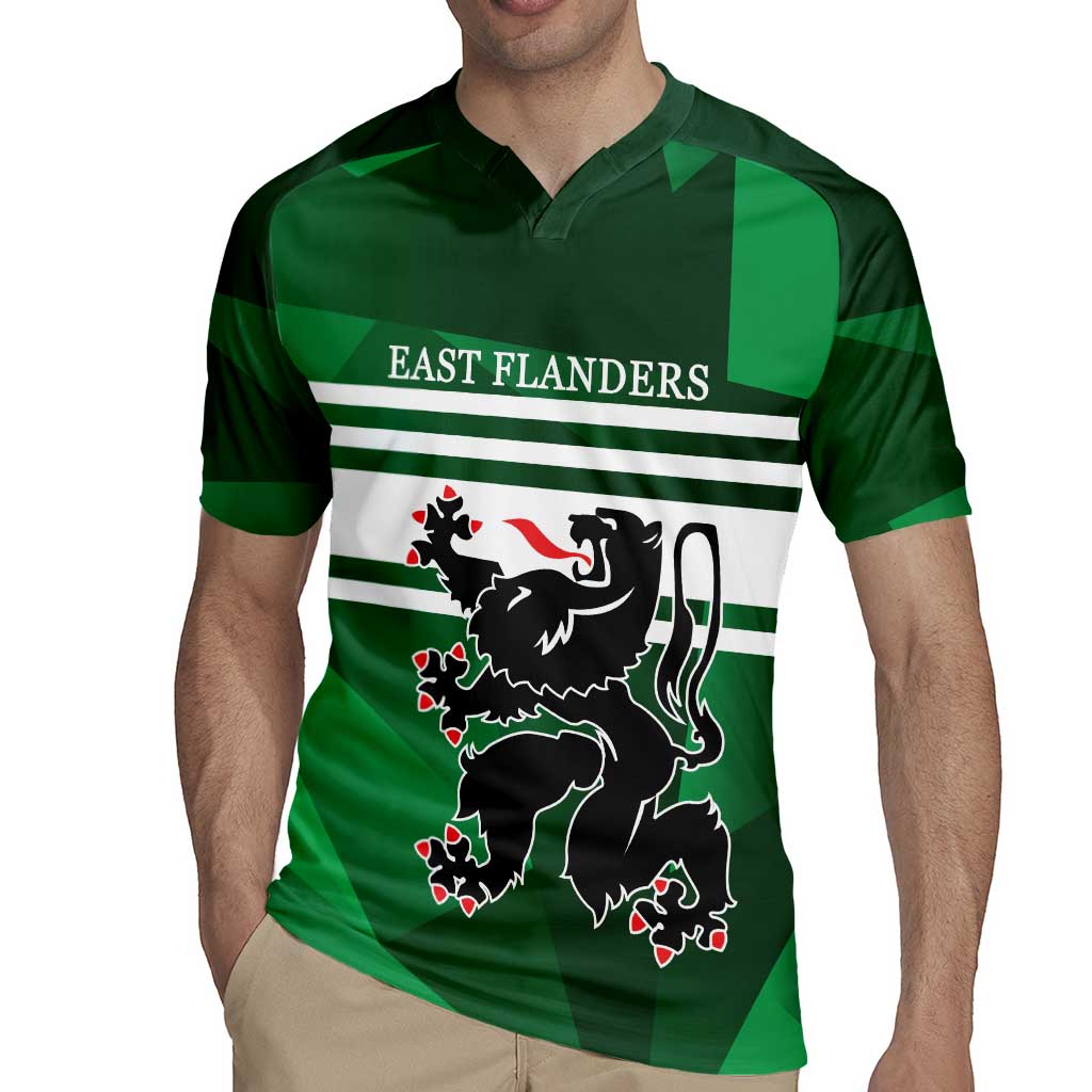 Personalized Belgium East Flanders Rugby Jersey