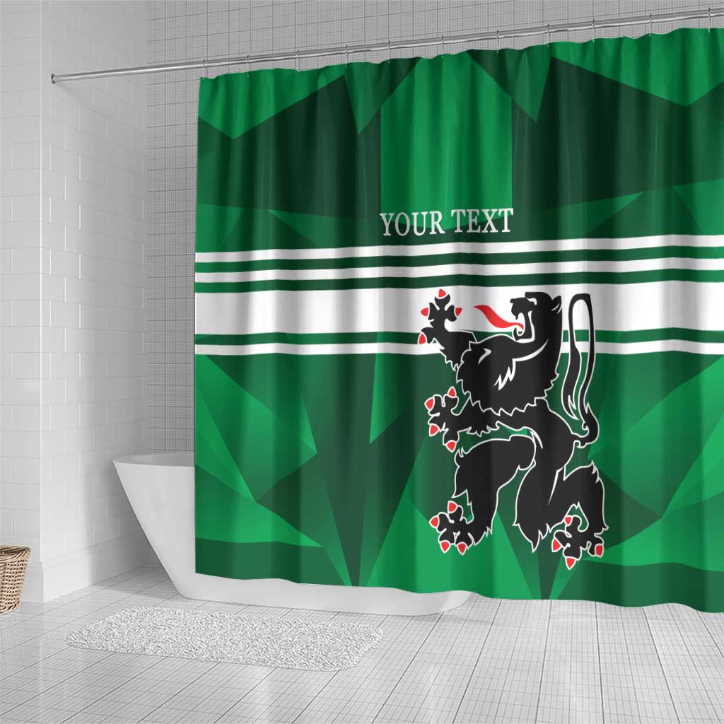 Personalized Belgium East Flanders Shower Curtain