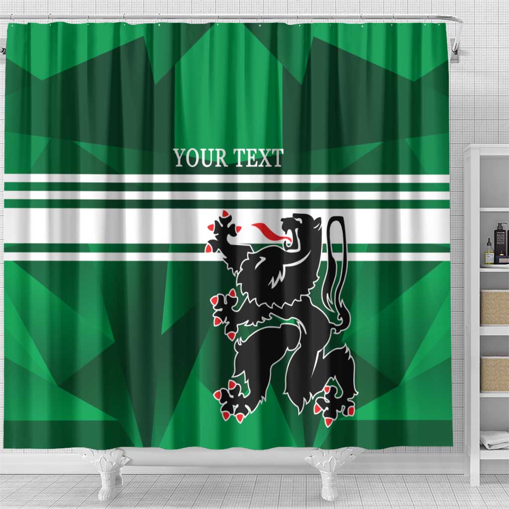 Personalized Belgium East Flanders Shower Curtain