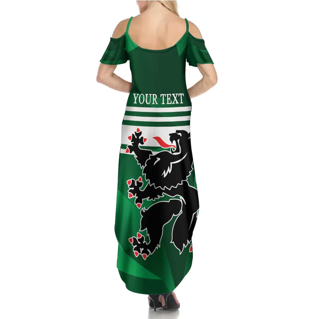Personalized Belgium East Flanders Summer Maxi Dress
