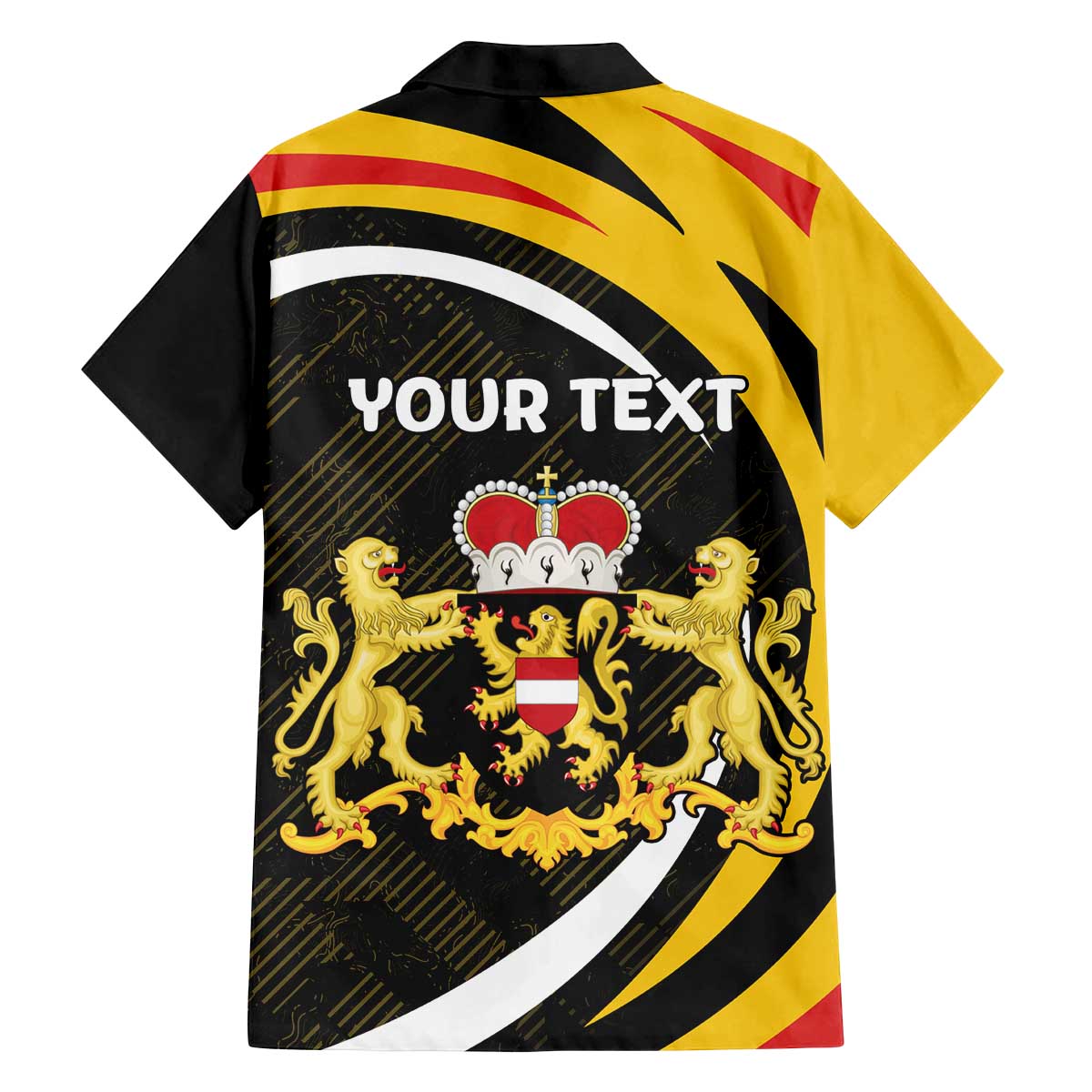 Personalized Belgium Flemish Brabant Family Matching Off The Shoulder Long Sleeve Dress and Hawaiian Shirt
