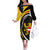 Personalized Belgium Flemish Brabant Family Matching Off The Shoulder Long Sleeve Dress and Hawaiian Shirt