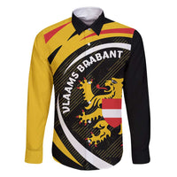Personalized Belgium Flemish Brabant Family Matching Off Shoulder Maxi Dress and Hawaiian Shirt